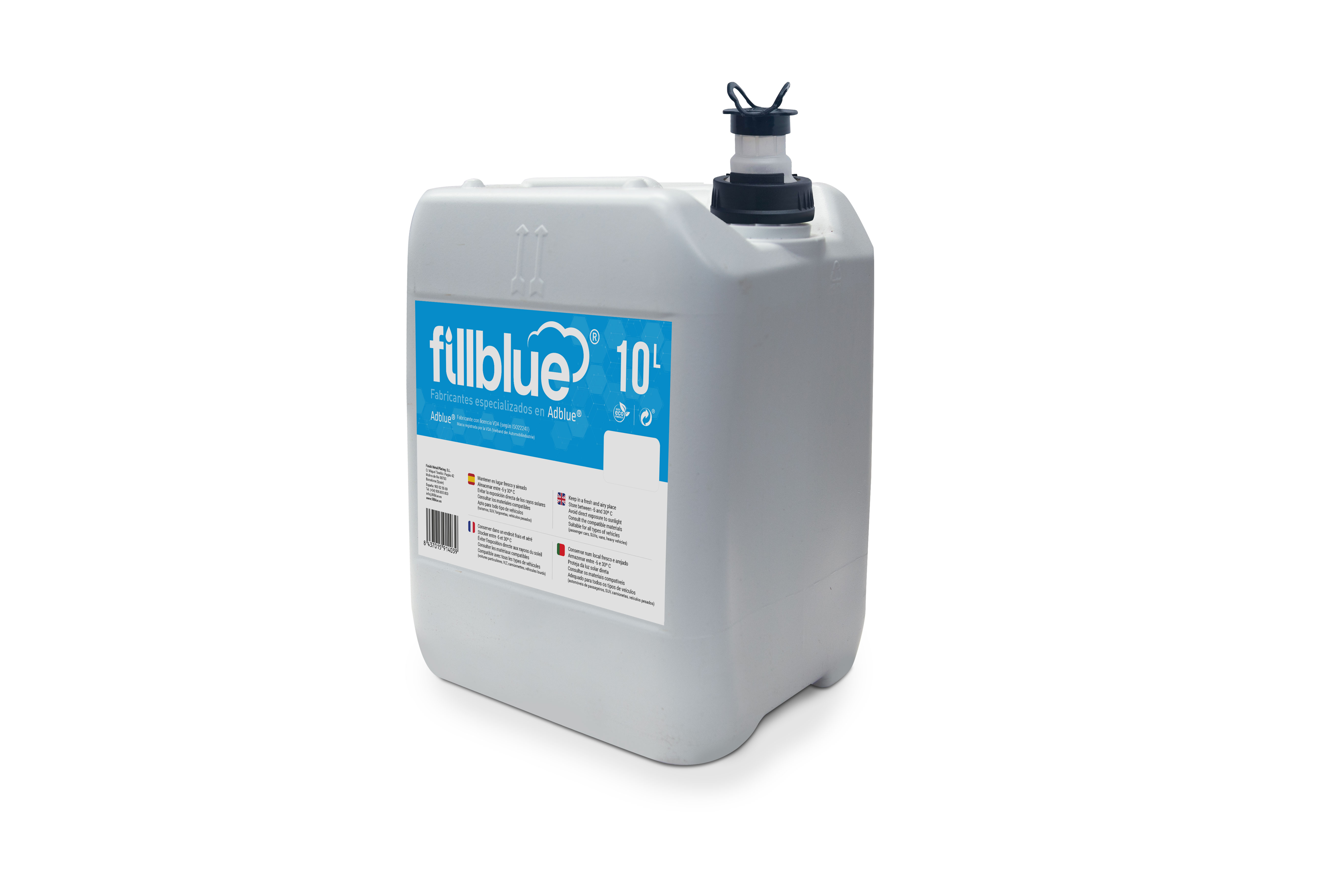 Heres Plastics - Garrafa 10 litros para AdBlue