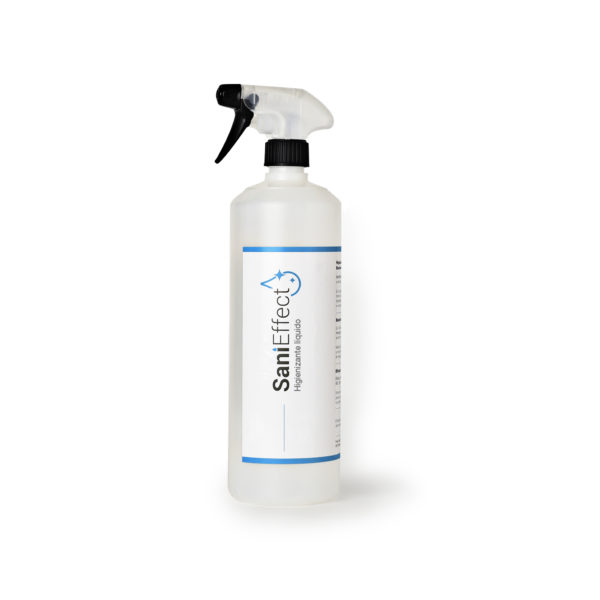 Saniefect: desinfectante líquido listo para su uso bactericida y virucida